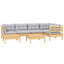 Ensemble de conversation modulaire avec coussins Lochlyn-2143870131-2143870134