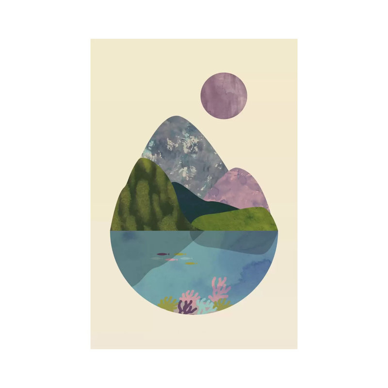 " Summer " by Flatowl, Wrapped Canvas, 60" H x 40" W x 1.5" D