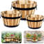 Ensemble de 3 pots de fleurs tonneaux ronds Bostow-1037329651