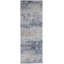Tapis abstrait bleu / gris Fernon-638343432