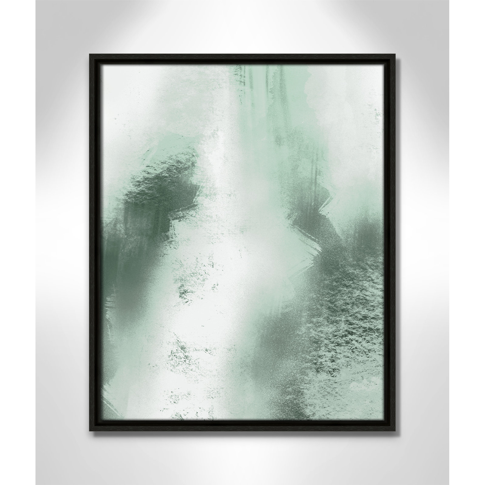 Quietude Smudges I Print by Marcus Prime, 17.5'' W x 21.5'' H, Espresso Floater