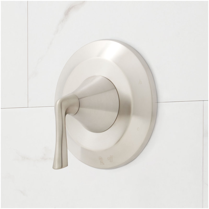 Provincetown Pressure Balance Shower System with Slide Bar and Hand Shower - Brushed Nickel, Brushed Nickel