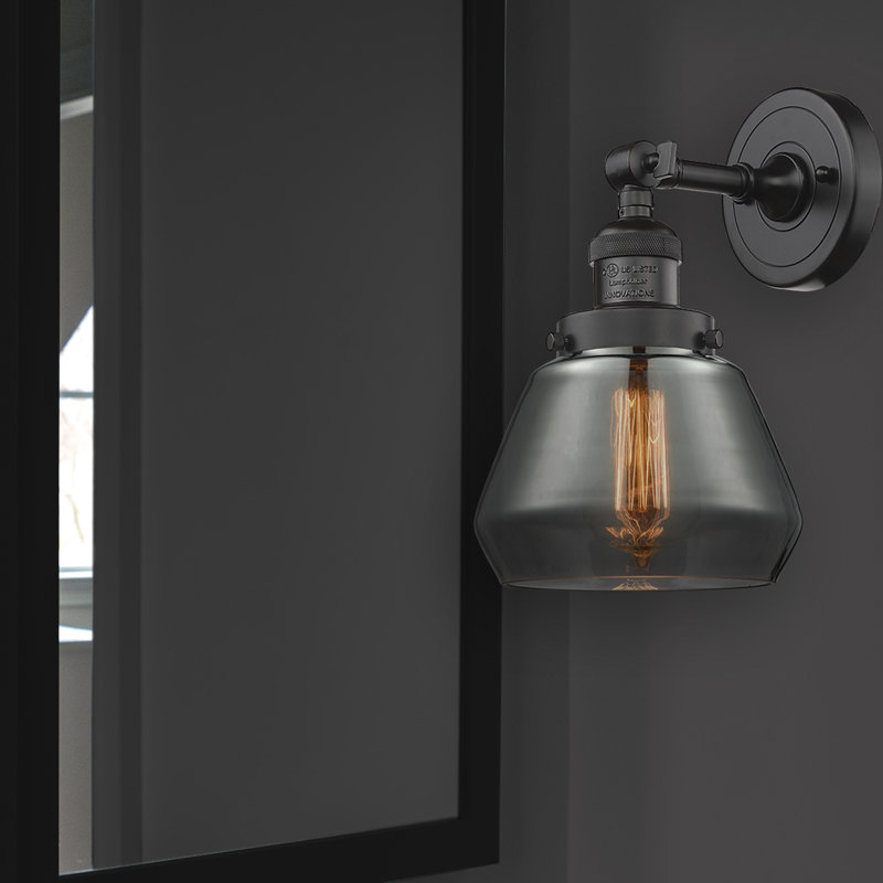 Chill Armed Sconce, Oil Rubbed Bronze, Smoked
