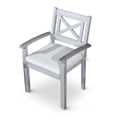 Fauteuil de salle à manger empilable avec coussins Asila