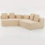 Canapé modulaire surdimensionné surdimensionné en tissu Teddy-305570392