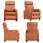 Mcghee Faux Leather Recliner-1575485100