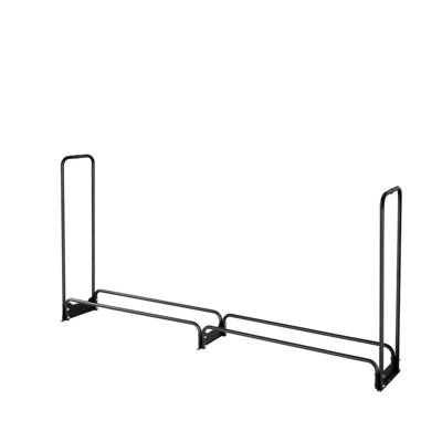 Support à bois d'extérieur 101 po x 14 po x 46 po avec couvercle imperméable, support à bûches en acier robuste, rangement pour bois de chauffage d'une capacité de 660 lb pour le patio, la cour et le porche