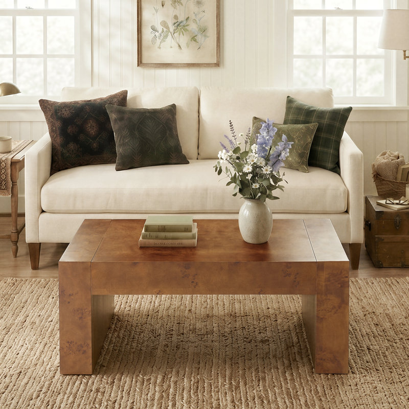 Table basse Lenie Farmhouse, Brun