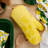 FIESTA Lemon Vine Oven Mitt, Sunflower Yellow, 7"x13"