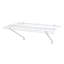 White Wire Shelf Kit 1 Tier Shelving Unit for Wardrobe or Utility Storage-24226414