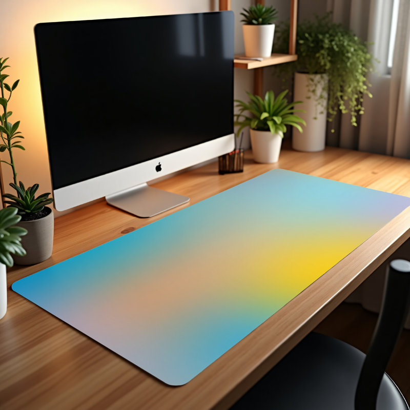 Polyester Desk Pad, 23.6x13.8