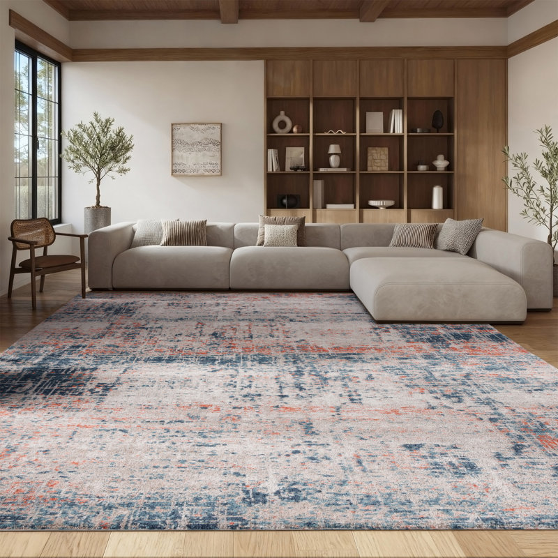 Tapis abstrait Kristeen 800 Performance, Rectangle 8 pi x 10 pi