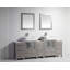  Ensemble de meuble-lavabo double 84 "avec miroir 84"-23188990