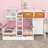 Space-Saving Bunk Bed Featuring Built-In Closet, Drawers, Shelving And Ambient LED Lights