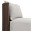 OZZY Outdoor Teak Swivel Armless