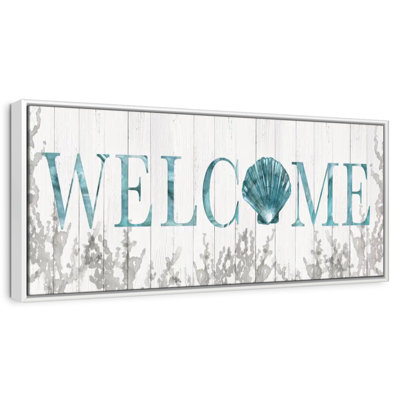 Plaque murale «Welcome Shell»