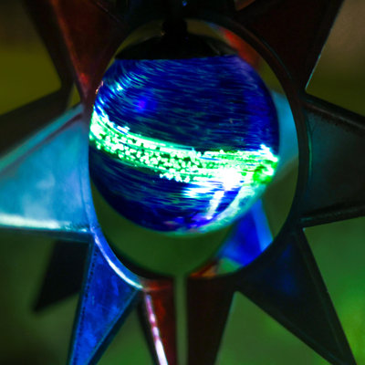 Echo Valley 4256gw Vintage Illuminarie American Star Hanging Spinner