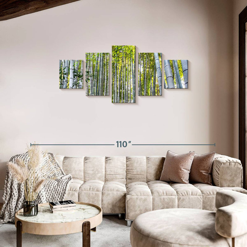 Bamboo Forest III, H 34 po x l 74 po