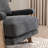 Thickly Padded Linen Solid Wood Armchair-243090306
