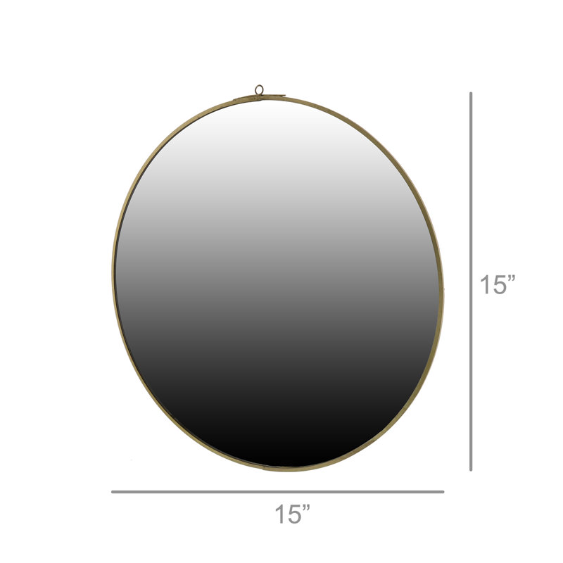 Thrailkill Metal Flat Mirror, 15" H x 15" W