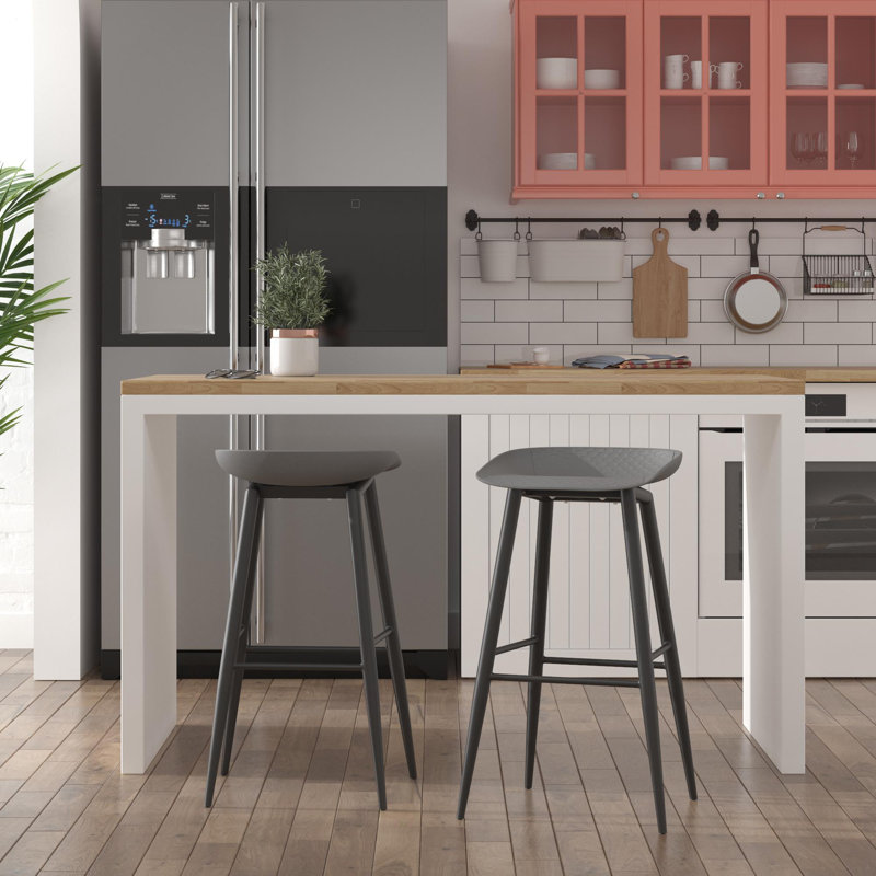 Counter Stool with Metal Frame