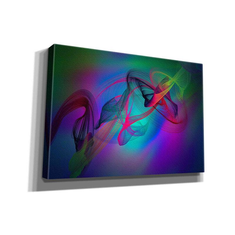 «Color In The Lines 19» par Irena Orlov, estampe numérique sur toile, H 18 po x l 26 po x P 0,75 po