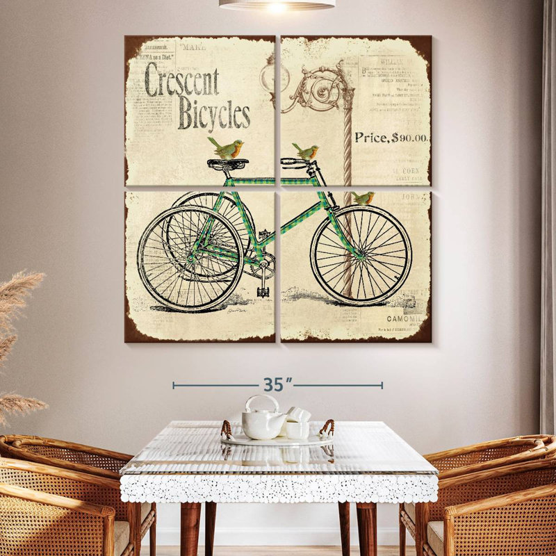 Mehar Bike Crescent Bicycles, 50" H x 50" W