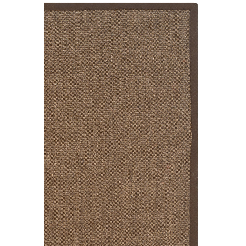 Auckland Jute/Sisal Brown Area Rug, Rectangle 3' x 5'