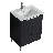 24'' Single Bathroom Vanity with Ceramic Top-1110533582