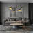 36" W 4-Light Dimmable Sputnik Chandelier with Metal Shades-519342828
