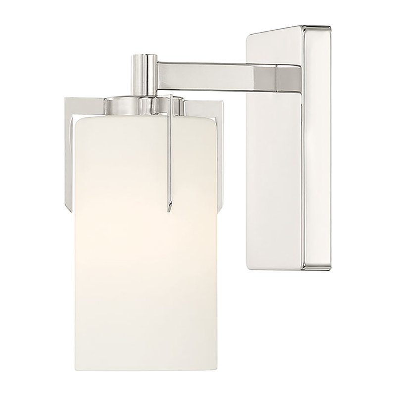 Froselle 9.5" High 1-Light Wall Sconce, Nickel