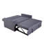 Nyrell 2 Seater Extra Wide Fabric Sofa Bed-915604858