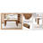 71 X 31.5 Inch Walnut MDF Spliced Tabletop Dining Table With Grooved Legs. Modern Luxury Home Dining Table, Suitable For 6-8 People. Flexible Adaptation To Dining Rooms, Living Rooms, Study Rooms,Etc.-2092230408