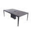 Table de réunion avec chaises de bureau pour 6 personnes Eaen (orme)-636328582-636328581