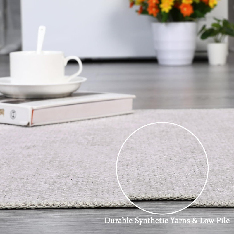 Area Rug 5X7 Modern Weaving Textured Machine Washable Rug Contemporary Carpet