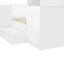 Lit plateforme double en bois avec 6 tiroirs, tablettes, bureau et garde-robe-761129728