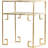 Oxendine Mirrored Glass Top End Table