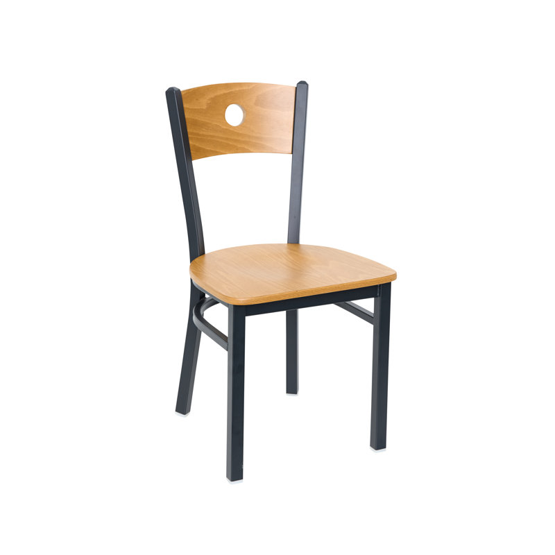 Chaise avec dossier Darby Circle, Cerisier clair