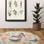 Tapis tressé à motif de fleurs flottantes-1914580344