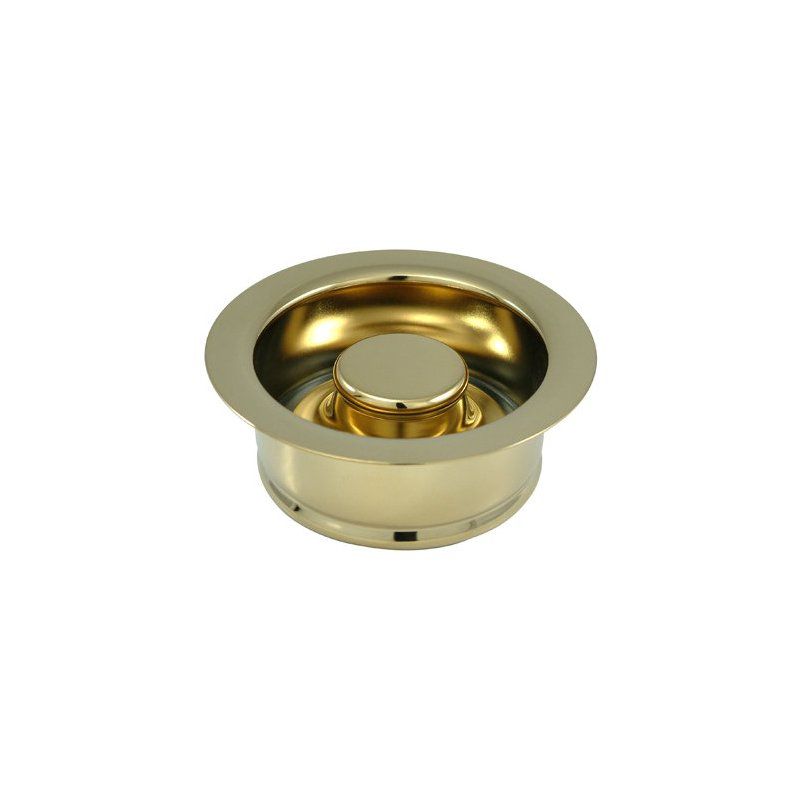 Garbage Disposal Flange Kitchen Sink Drain, Polished Brass