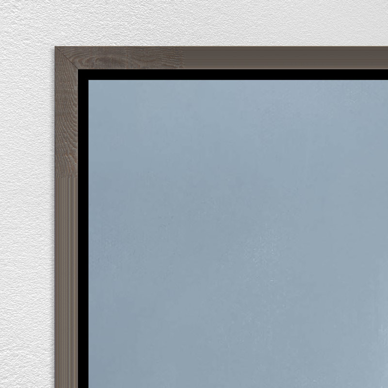 «Blue Smokey II» par D'Alessandro Léon - peinture à cadre flottant sur toile