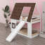 Lit superposé House avec toit, toboggan et échelle pour enfants