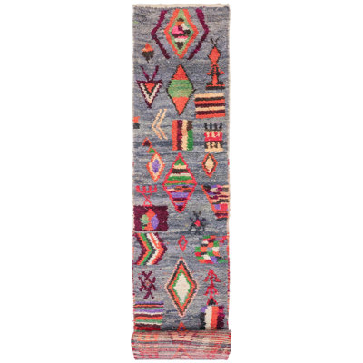 Moroccan Rugs One-of-a-Kind Runner 2'4" X 11'3" Area Rug