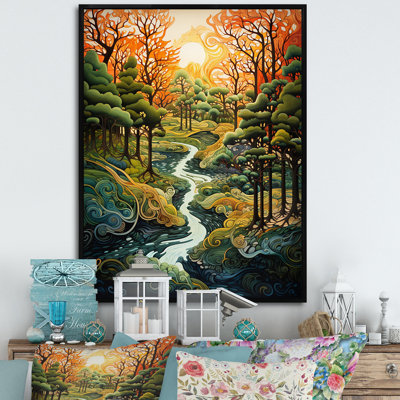 " Forest Daydream Little River The Sunset Forest I "