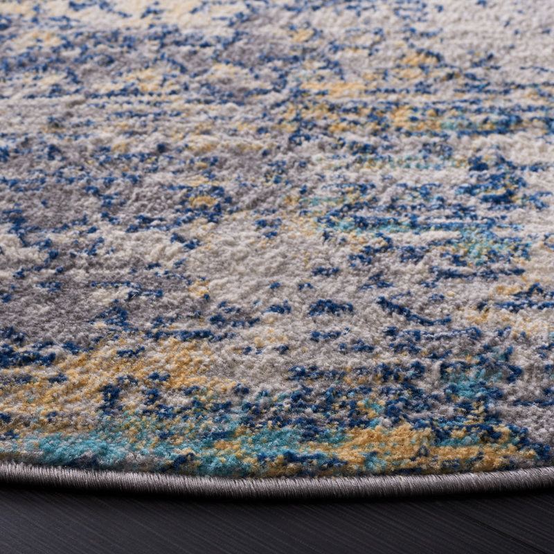 Tapis Jasper 100 Performance Abstract, Rond 6 pi 7 po