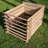 Lache Easy Fill Wooden Compost Bin Composter 897 Litres