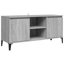 Steyning Unfinished TV Stand with Fireplace Included-1895416547