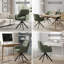 51cm H Fabric Upholstered Metal Upholstered Back Armchair-935620039