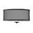 Penn 3 -Light 14.75" Flush Mount in Matte Black-1051903554