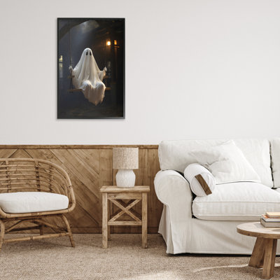 Estampe numérique Lone Swinging Ghost, design par LSR Design Studio